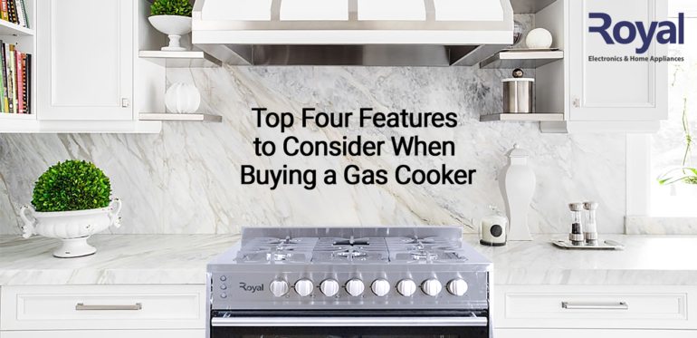 gas cooker features