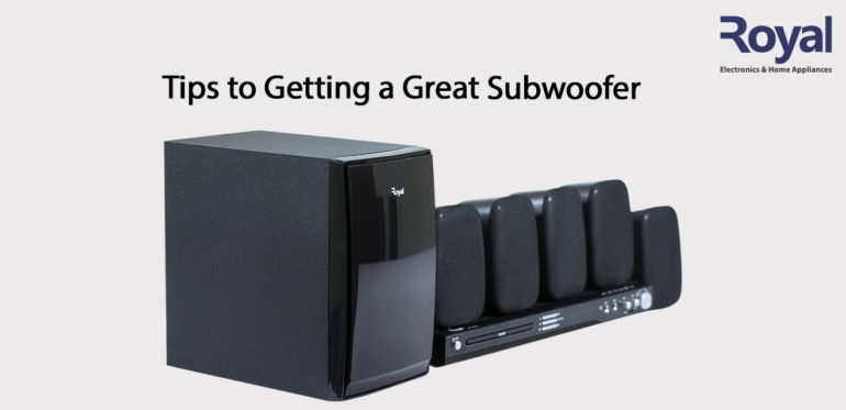 Tips to Getting a Great Subwoofer